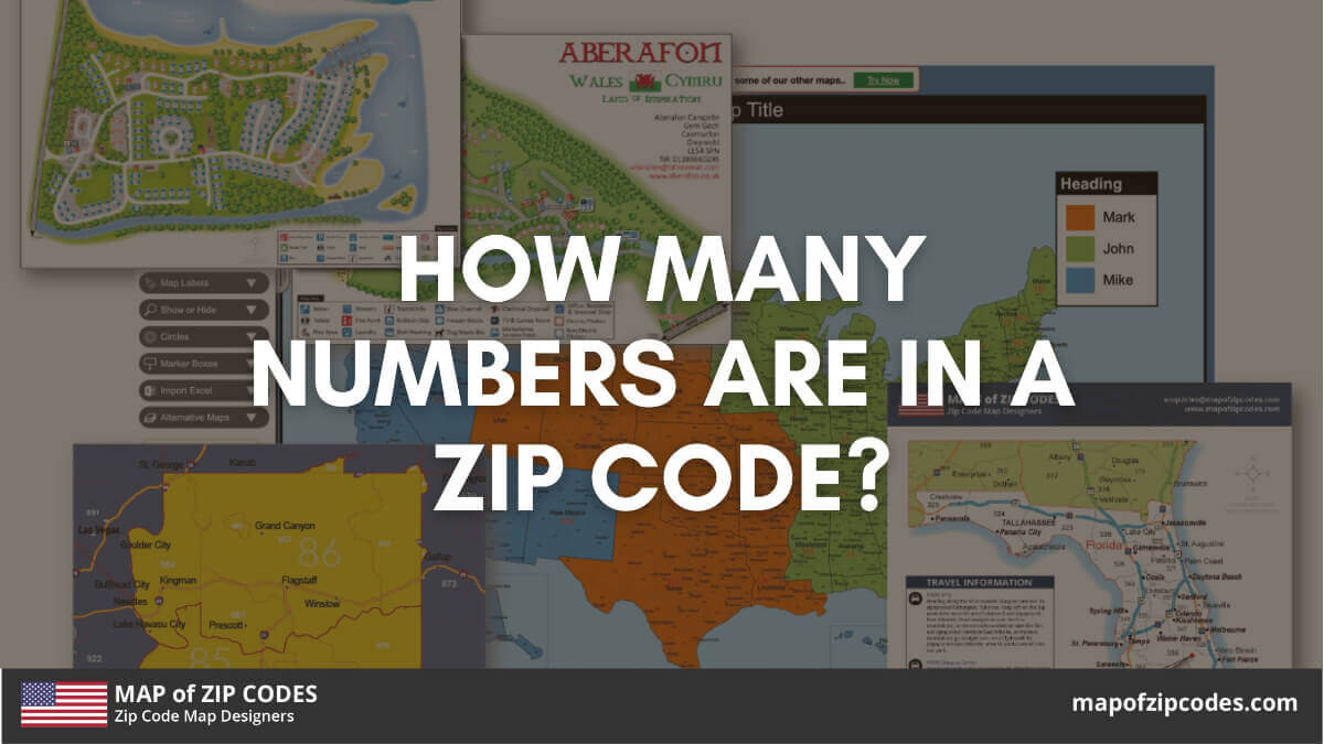 how many numbers in a zip code