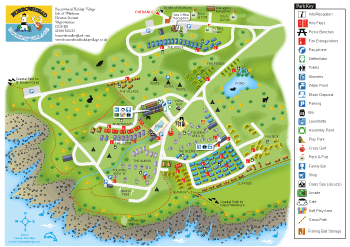 burrowhead holiday park map